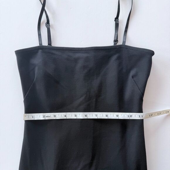 NWT L'Agence Delina Spaghetti Strap Mini Sheath Dress in Black Size XXS - Picture 16 of 16